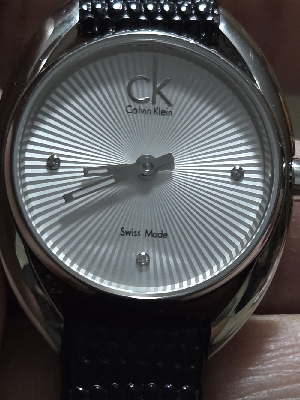 Calvin Klein Silver Radiant Dial Watch